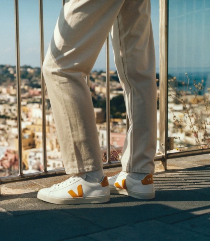 Veja Campo Chromefree Leather White Ouro Australia