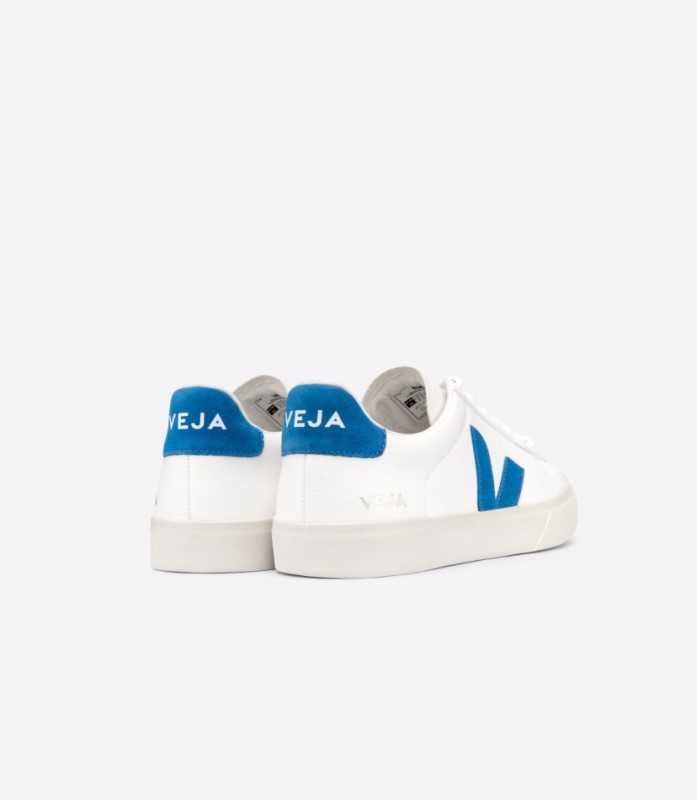 Veja Campo Chromefree Leather White Swedish Blue Australia
