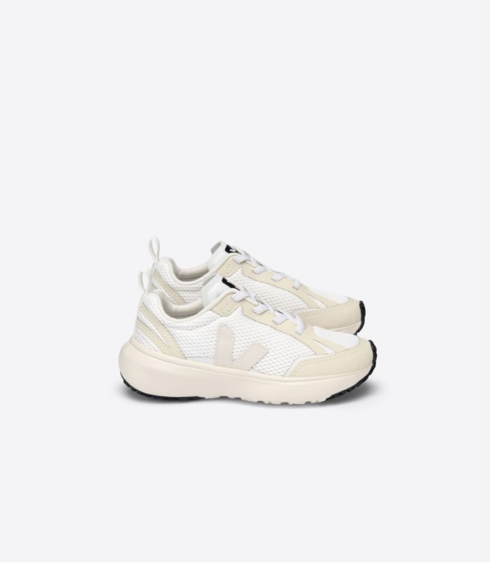 Veja Canary Elastic Laces Alveomesh White Pierre Australia