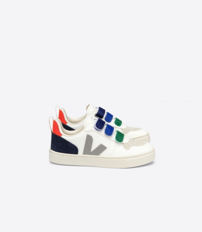 Veja V-10 Chromefree Leather White Multico Australia