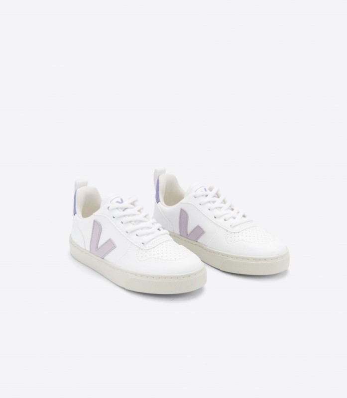 Veja V-10 Cwl White Parme Lavande Australia