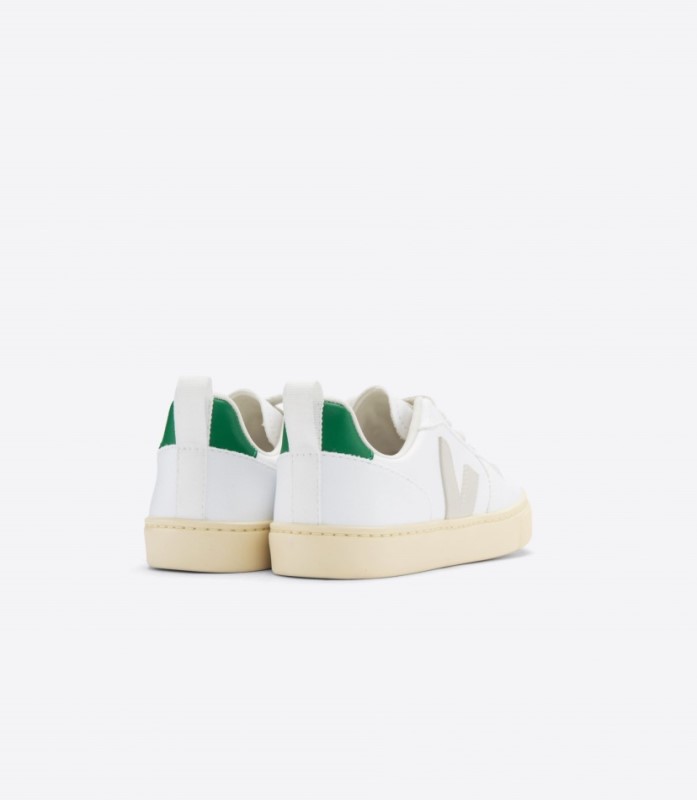 Veja V-10 Cwl White Pierre Emeraude Australia