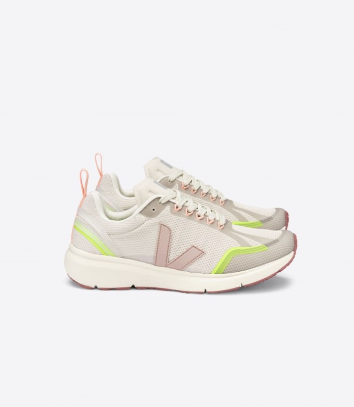 Veja Condor 2 Alveomesh Natural Babe Jaune-Fluo Australia