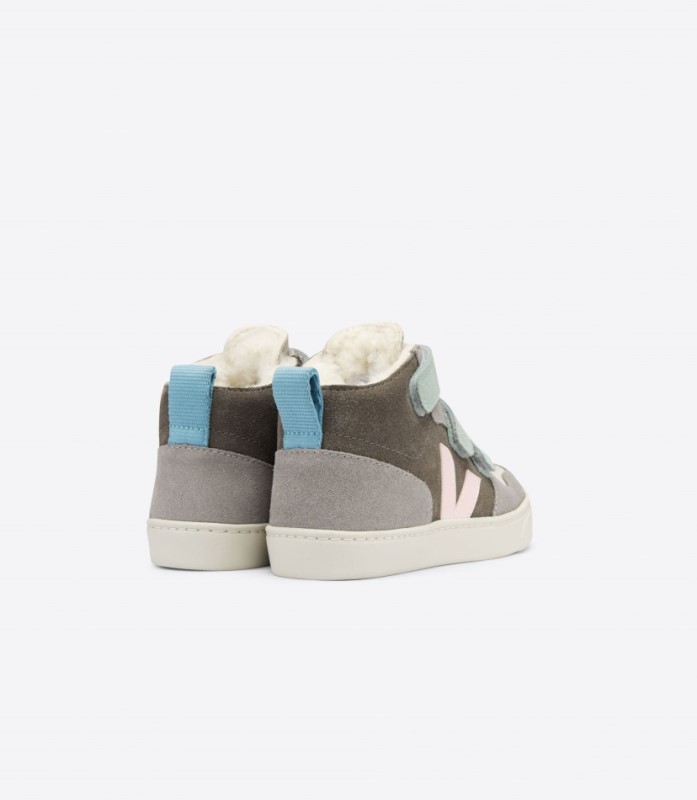 Veja V-10 Mid Fured Suede Multico Moonrock Australia
