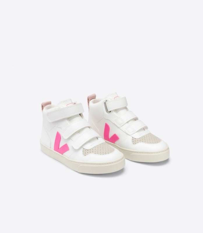 Veja V-10 Mid Cwl White Sari Petale Australia