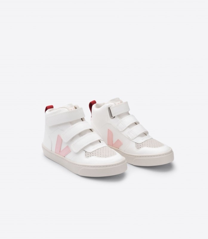 Veja V-10 Mid White Petale Marsala Australia