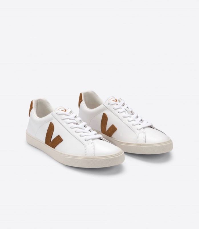 Veja Esplar Leather White Camel Australia