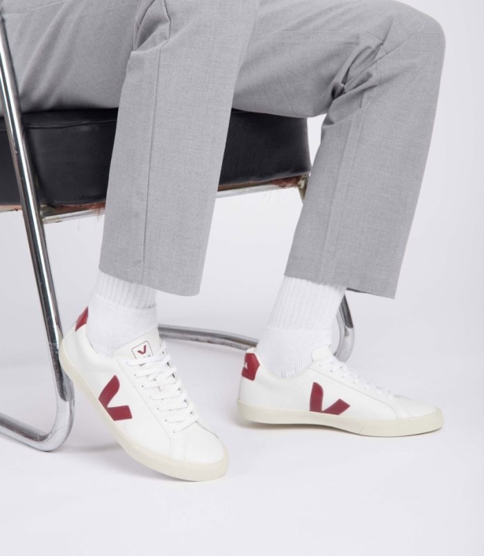 Veja Esplar Leather White Marsala Australia