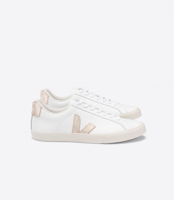 Veja Esplar Leather White Platine Australia