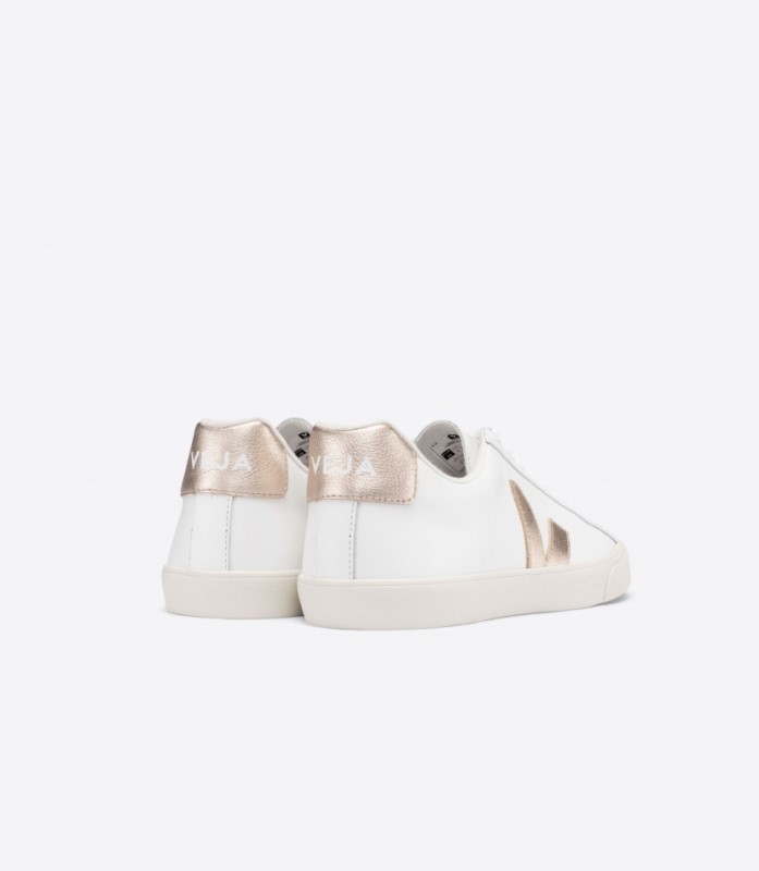 Veja Esplar Leather White Platine Australia