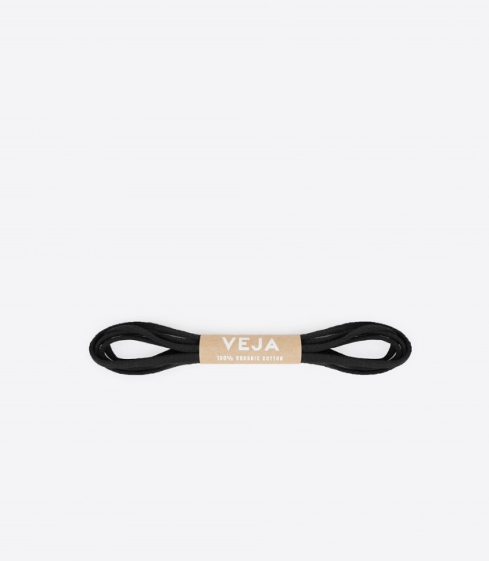 Veja Laces Organic Cotton Black Australia