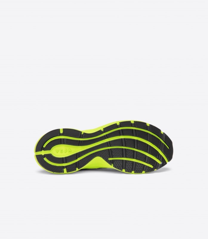Veja Marlin Lt V Knit Black Kaki Jaune Fluo Australia