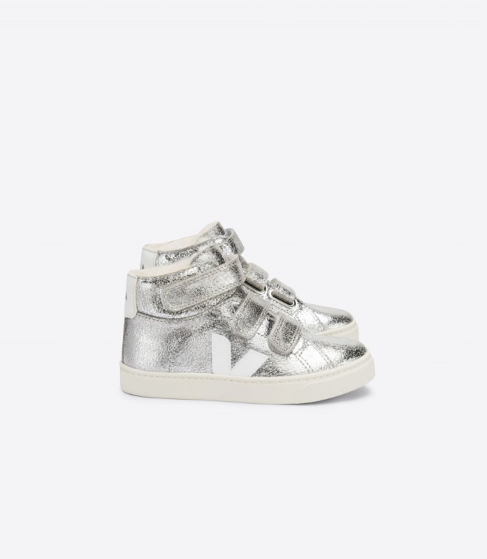 Veja Esplar Mid Fured Suede Silver White Australia