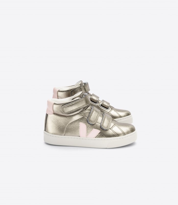 Veja Esplar Mid Chromefree Leather Bronze Petale Australia