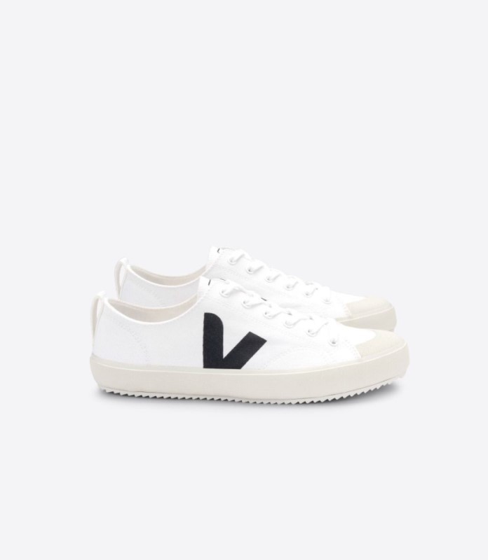 Veja Nova Canvas White Black Australia