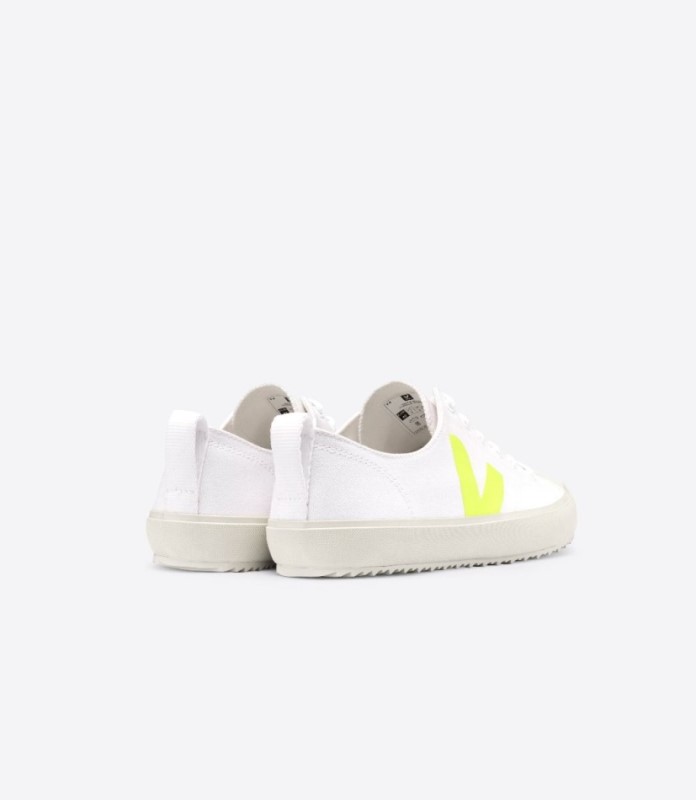 Veja Nova Canvas White Jaune-Fluo Australia