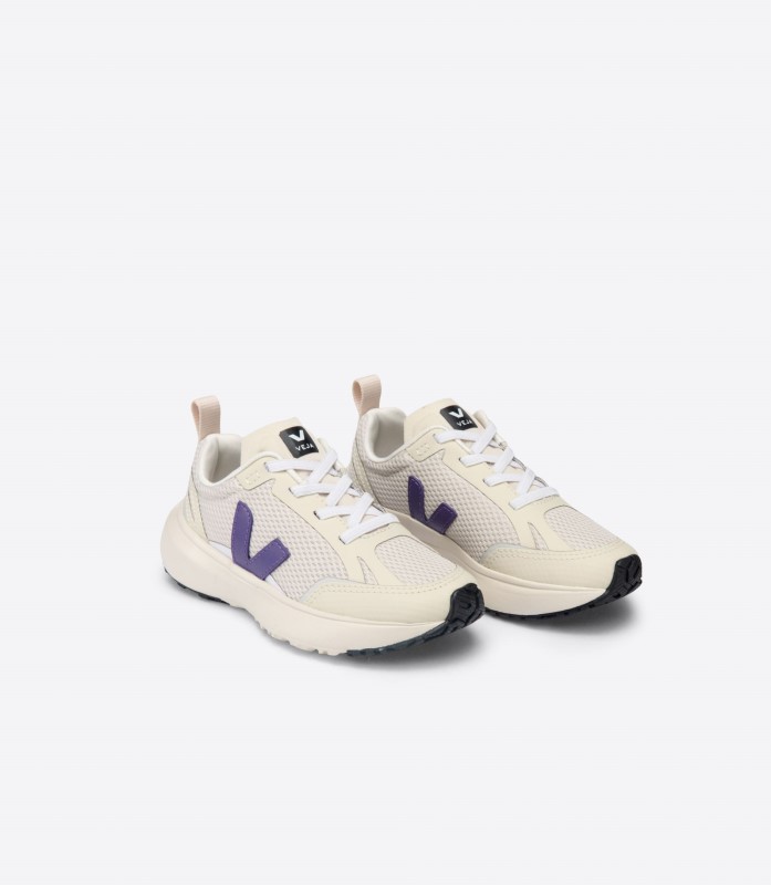 Collection Veja Elastic Laces Natural Purple Australia
