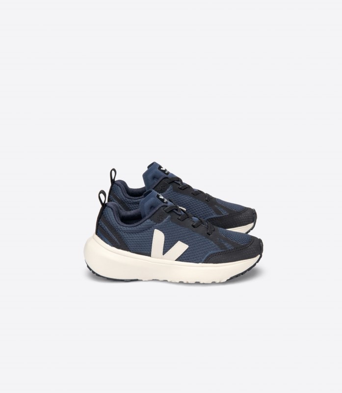 Veja Original Elastic Laces Nautico Pierre Black Australia
