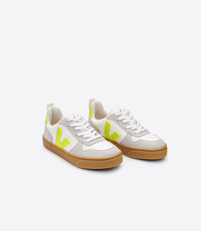 Perfect Laces Cwl White Jaune Fluo Veja Australia