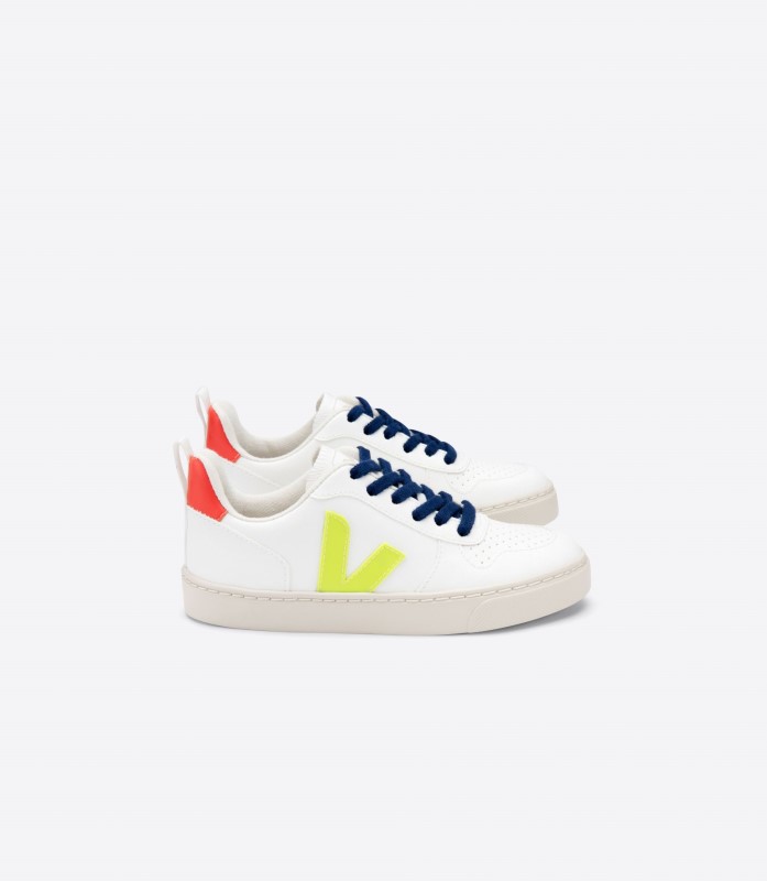 Special Veja Laces Cwl White Jaune Fluo Orange Fluo Australia