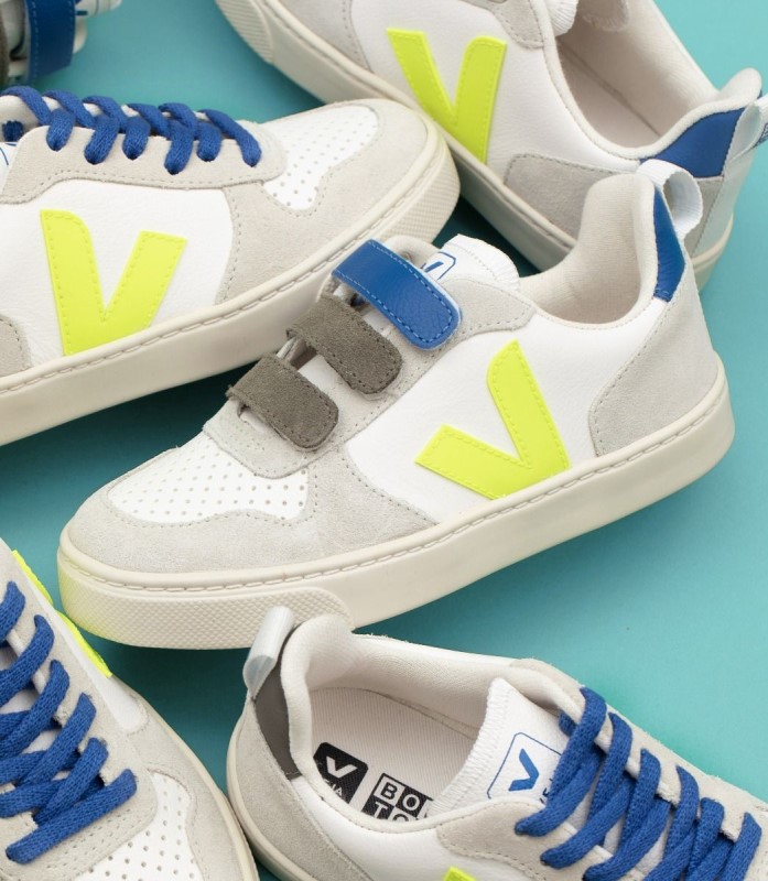 Veja X Bonton White Jaune Fluo Indigo Premium Australia