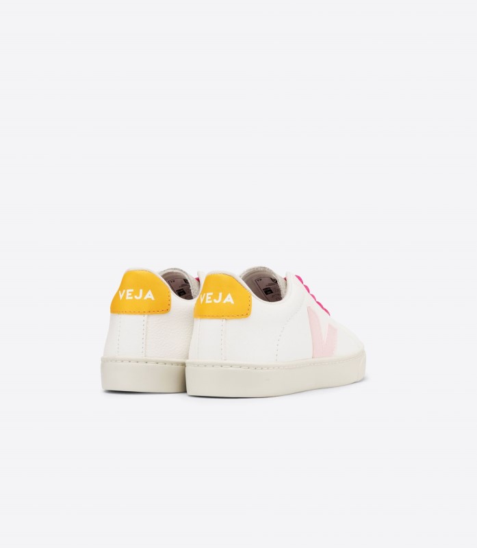 Laces Chromefree Leather White Petale Ouro Veja Collection Australia