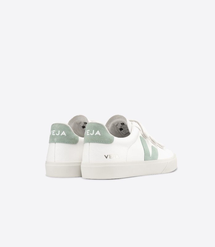 Collection Veja Chromefree Leather White Matcha Australia
