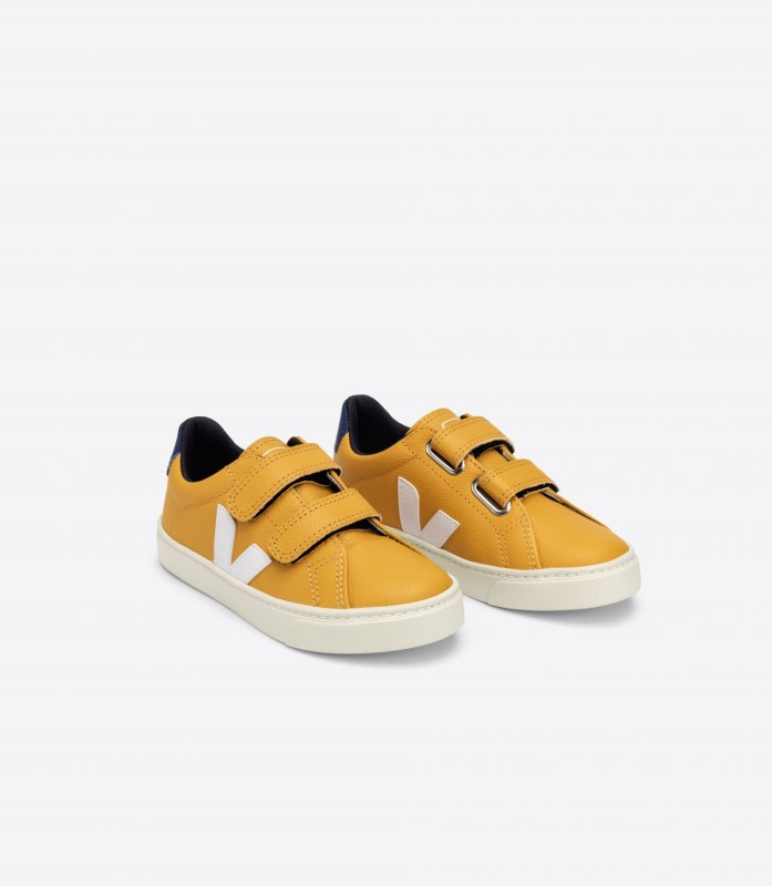 Veja Chromefree Leather Moutarde White Cobalt Special Australia