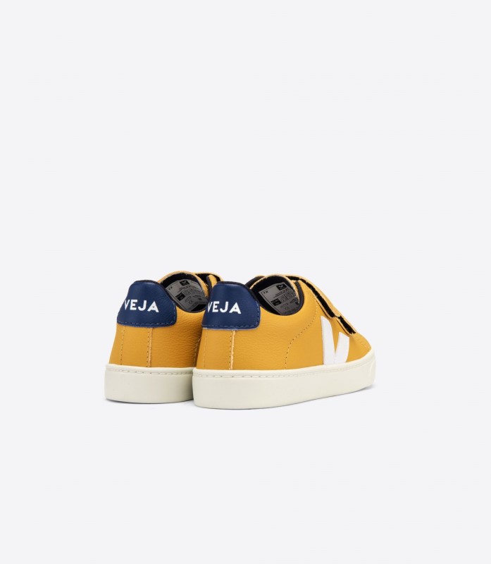 Veja Chromefree Leather Moutarde White Cobalt Special Australia