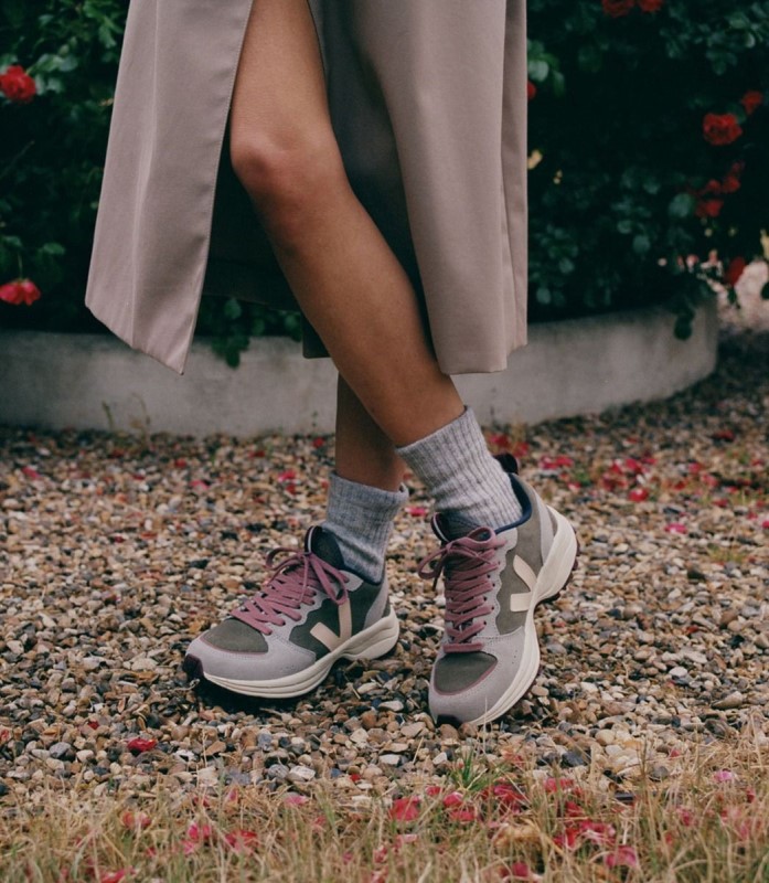 Veja Suede Kaki Sable Oxford Grey Perfect Australia