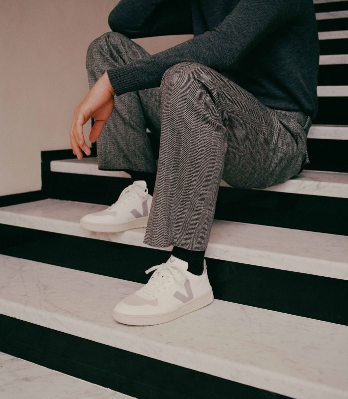 Cwl White Oxford Grey Black Perfect Veja Australia