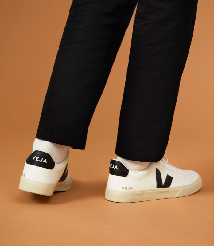 Chromefree Leather White Black Veja Original Australia