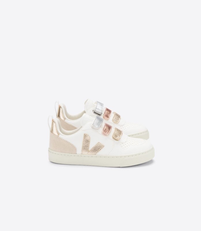 Collection Veja Chromefree Leather Multico White Shiny Australia