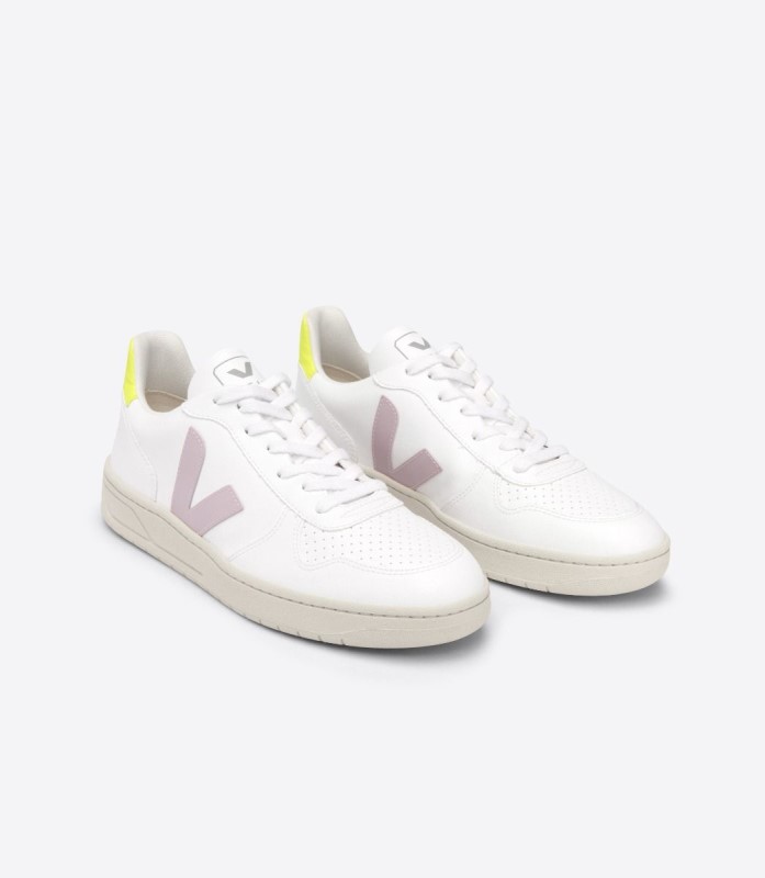 Perfect Cwl White Parme Jaune Fluo Veja Australia