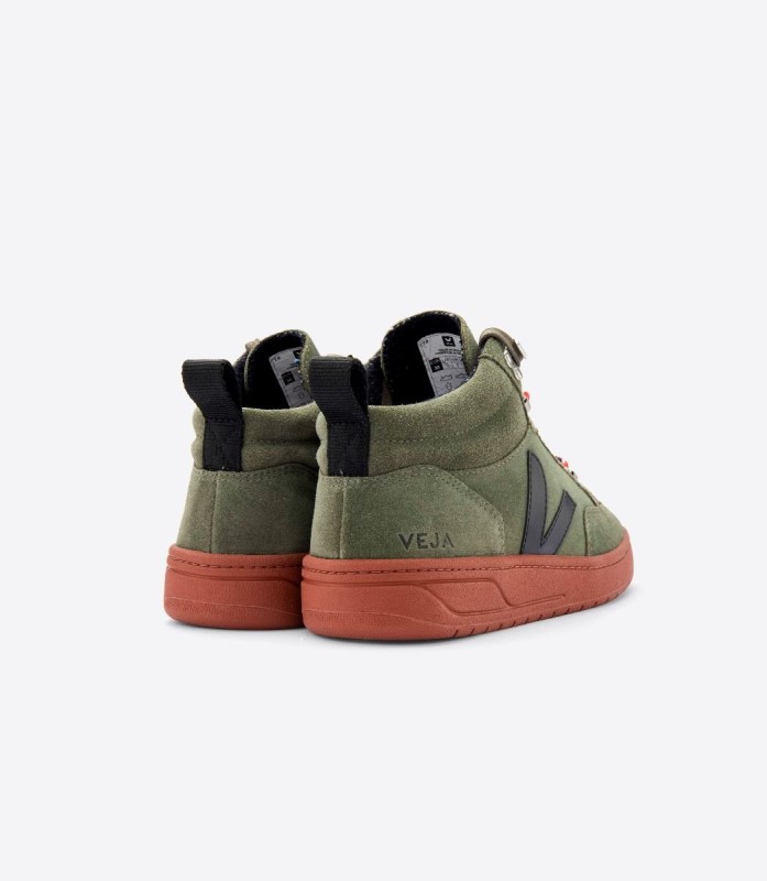Suede Olive Black Rust Sole Veja Original Australia