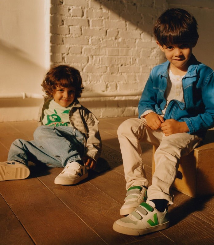 Veja Chromefree Leather White Absinthe Multico Collection Australia