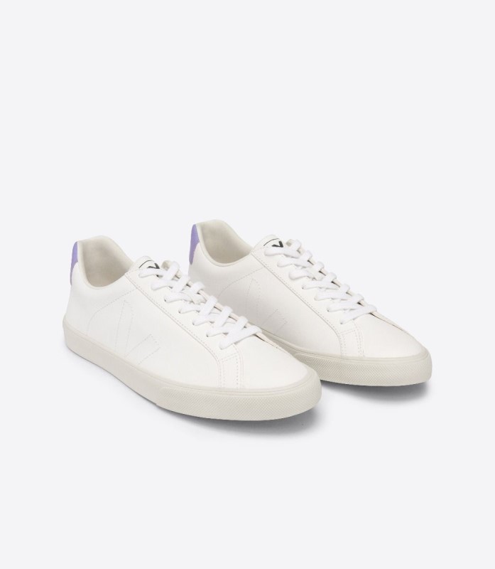 Veja Series Chromefree Leather White Lavande Australia