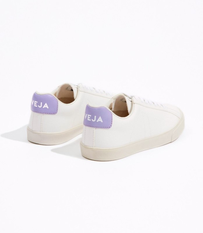 Veja Series Chromefree Leather White Lavande Australia