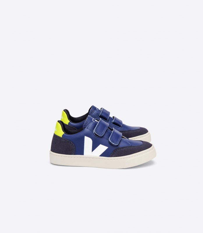 Special Chromefree Leather Cobalt White Jaune Fluo Veja Australia