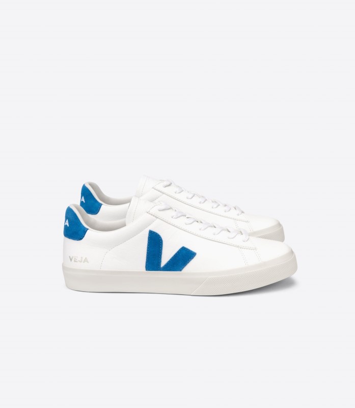 Chromefree Leather White Swedish Blue Collection Veja Australia