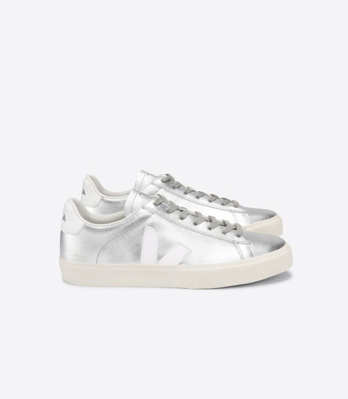 Veja Perfect Chromefree Leather Silver White Australia