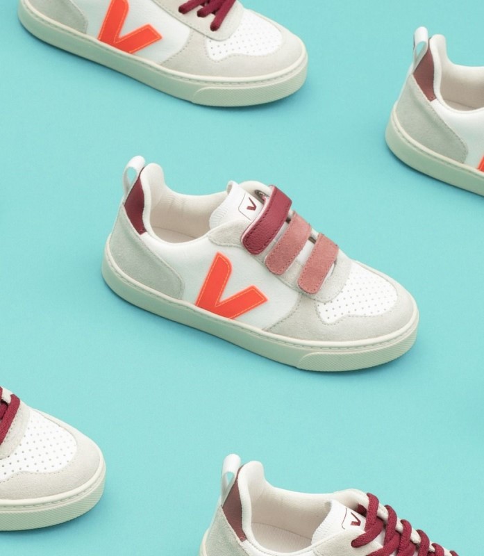 Veja X Bonton White Orange Fluo Marsala Series Australia
