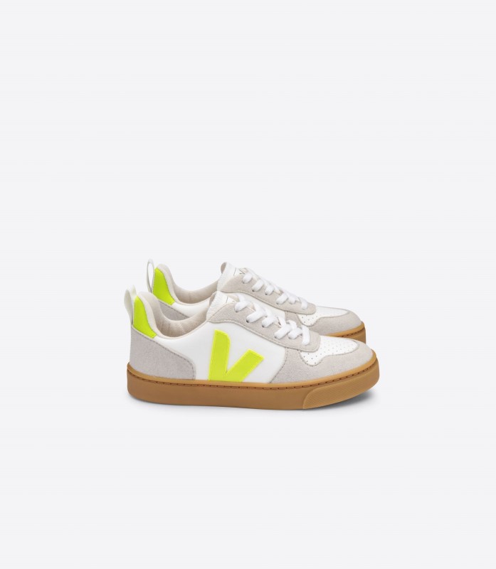 Veja Original Laces Cwl White Jaune Fluo Australia