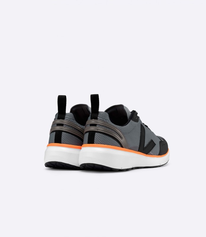 Veja 2 Alveomesh Concrete Black Neon Orange Australia