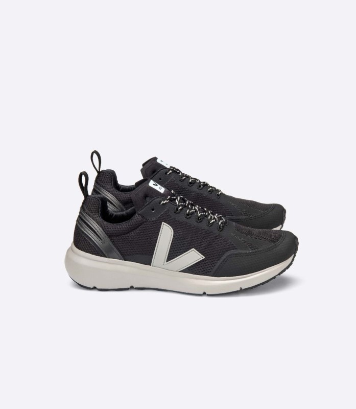 Veja Series 2 Alveomesh Black Oxford Grey Sole Australia