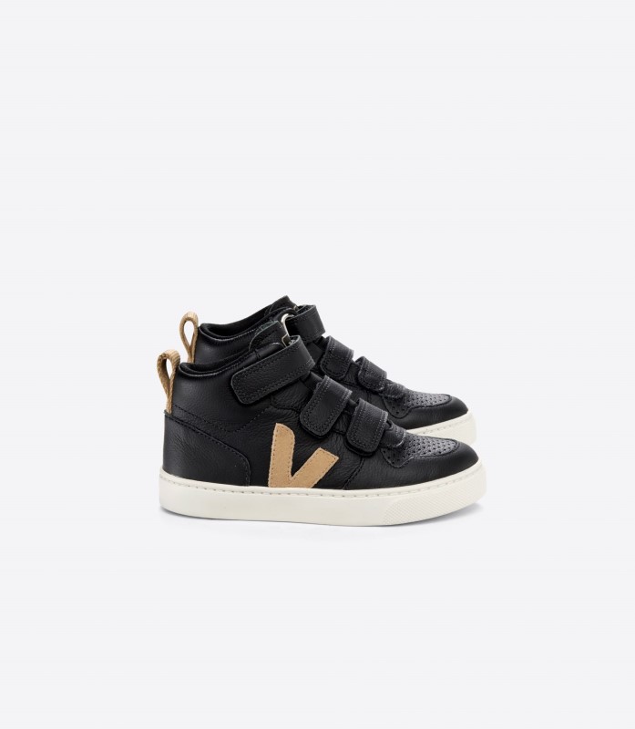 Veja Collection Mid Chromefree Leather Black Dune Australia