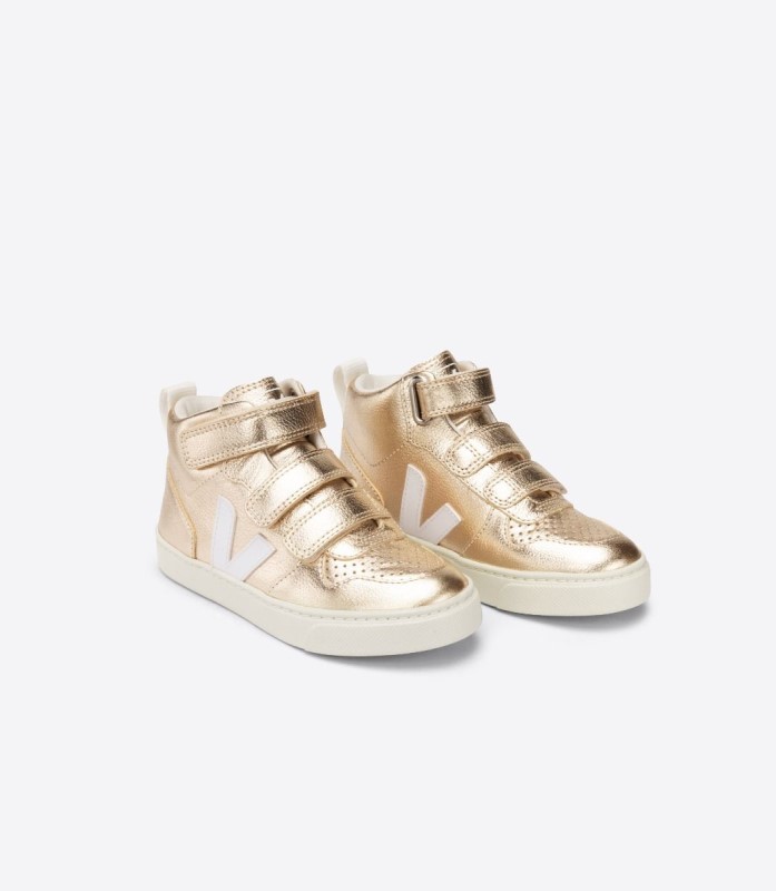 Veja Mid Chromefree Leather Platine White Series Australia
