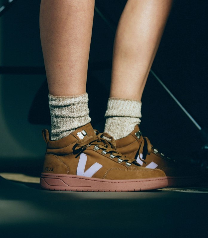 Nubuck Brown Lavande Collection Veja Australia