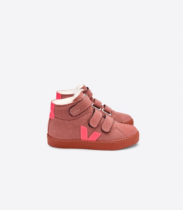 Mid Fured Suede Dired Petal Rose Fluo Series Veja Australia