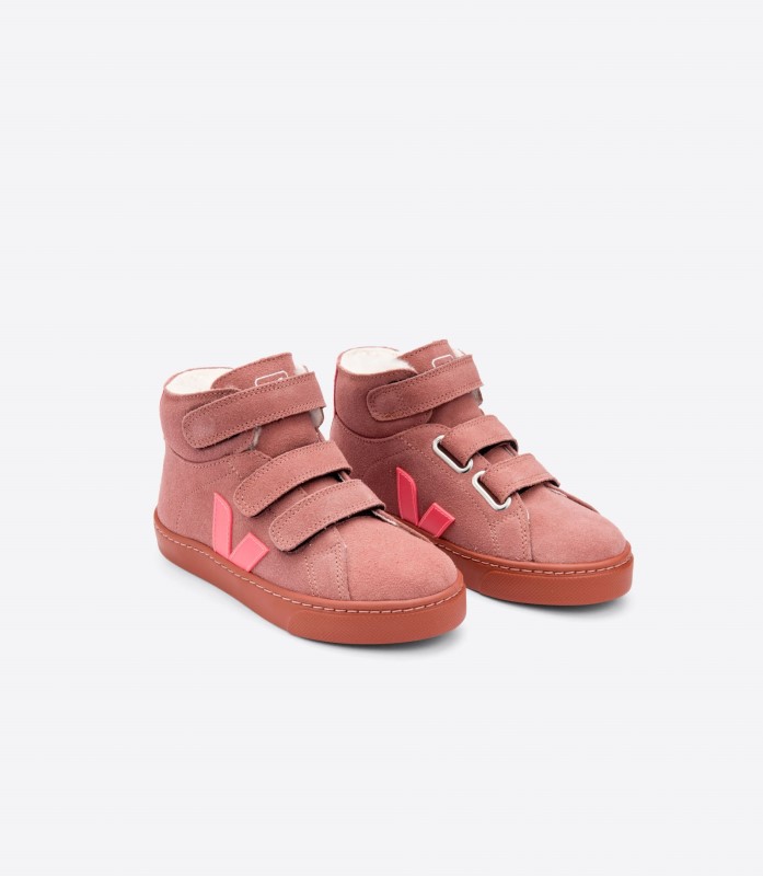 Mid Fured Suede Dired Petal Rose Fluo Series Veja Australia